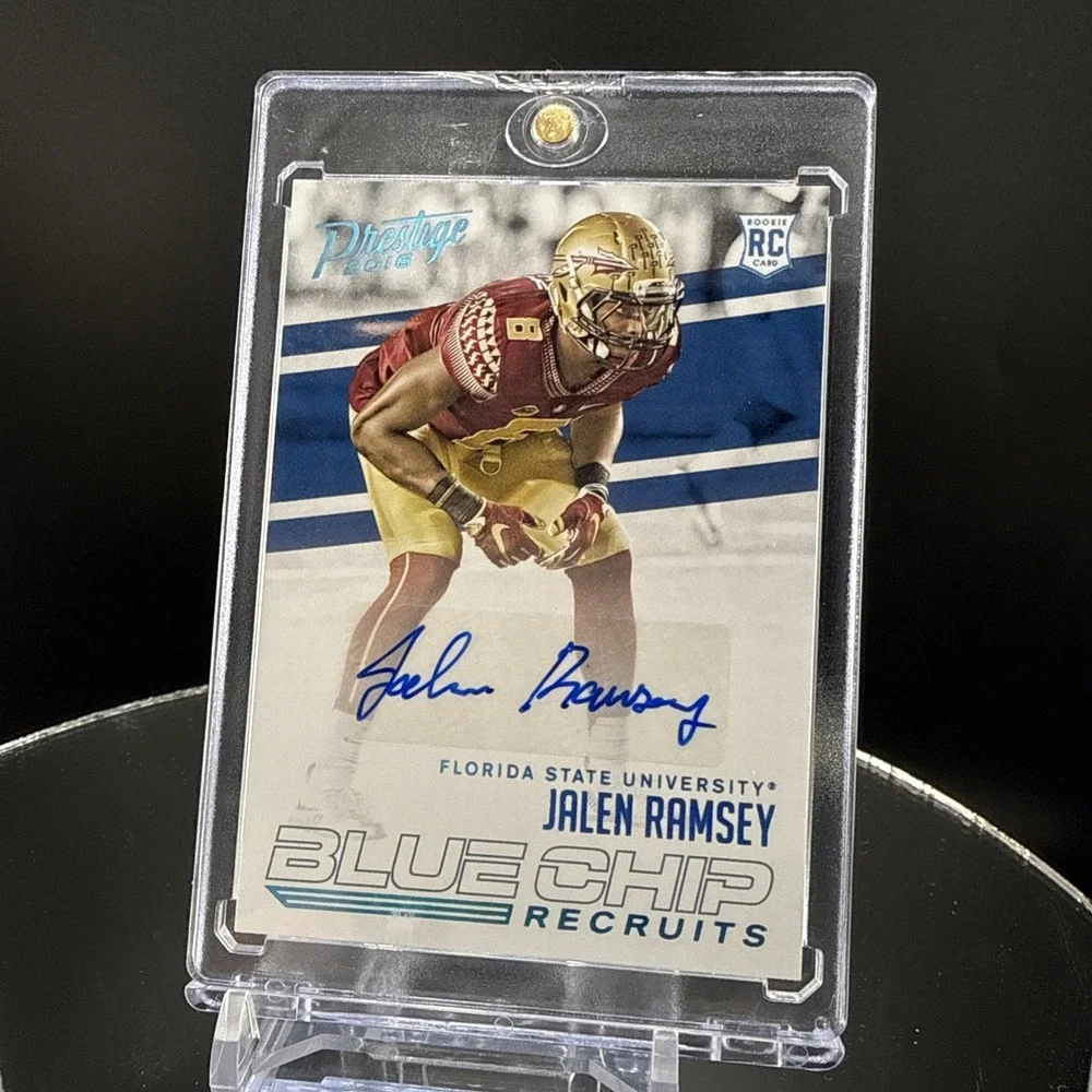 2016 Panini Prestige #10 Jalen Ramsey Auto Blue Chip Recruits /100